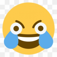 Crying Laughing Emoji Transparent Background Png - Discord