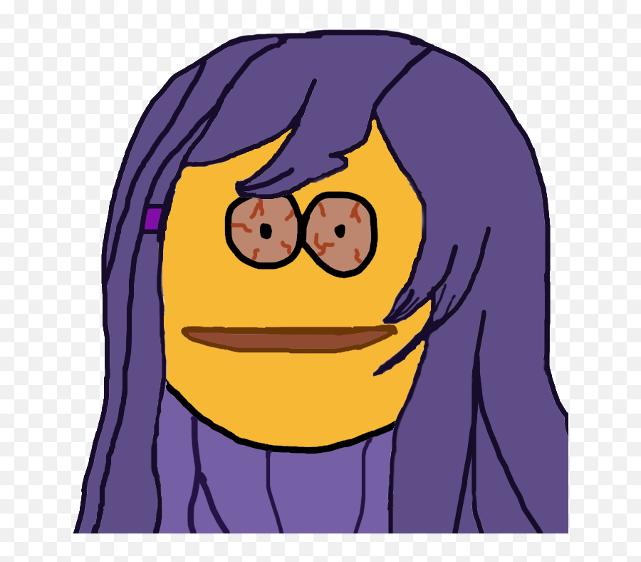 Cursed Heavy Breathe Yuri Emoji Ii Literature Club - Doki Doki Yuri Cursed Png,Monika Doki Doki Icon