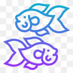 Goldfish Icon From Chinese New Year Pack Style - Gradient Language png