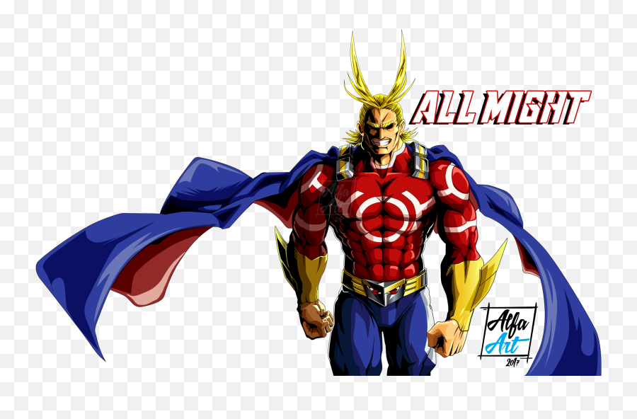 My Hero Academia Hd Wallpaper - Superman Vs All Might Png,All Might Png