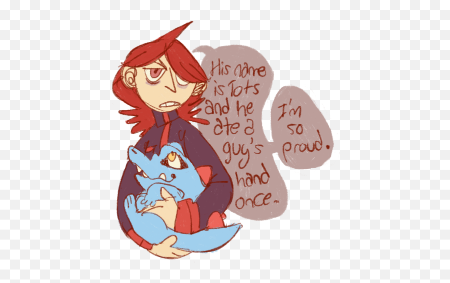 The World Is Very Beautiful Indeed U2014 Image Rival Silver - Pokemon Silver Rival Quotes Png,Totodile Png