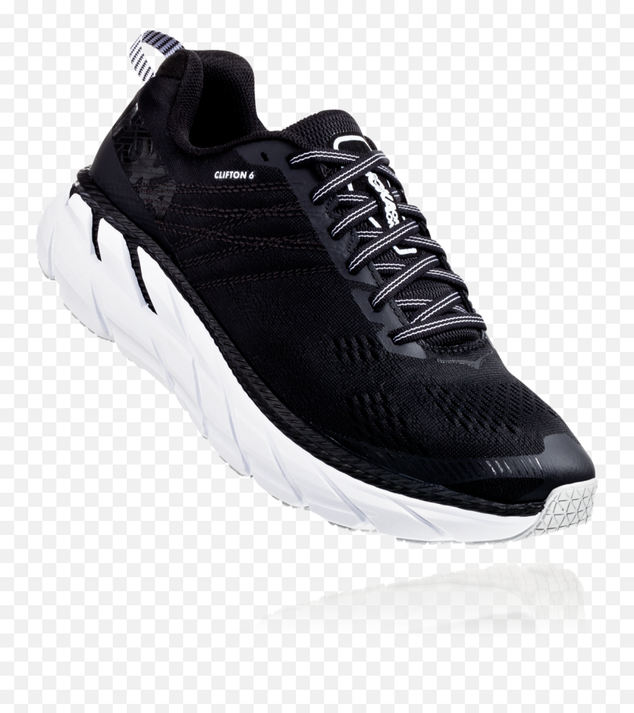 Hoka One Clifton 6 For Women - Hoka Clifton 6 Black White Png,Skechers Flex Appeal Style Icon