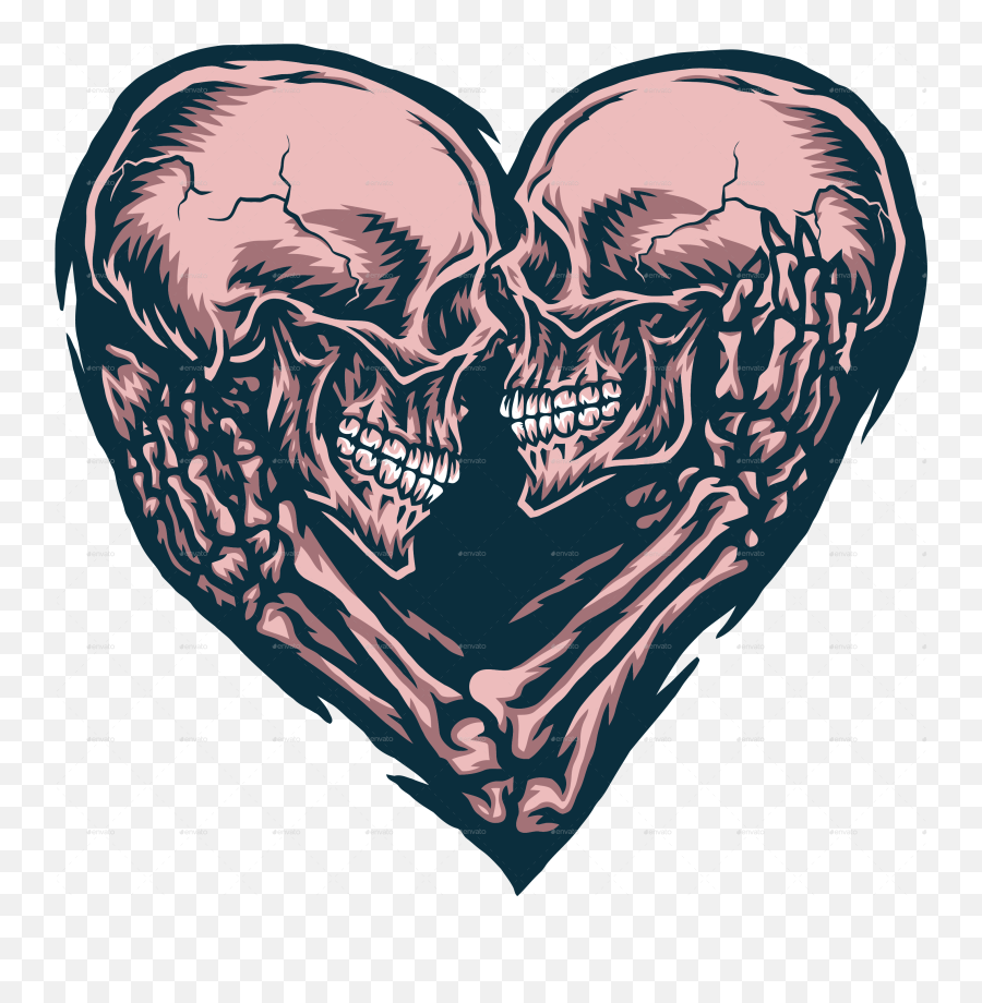 Skull Couple - Skull Couple Png,Transparent Skulls