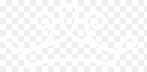 Princess Crown White Thick Clip Art - Png