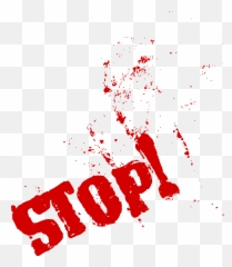 8 Grunge Word Stop Png Transparent Onlygfxcom - Illustration,Word Png