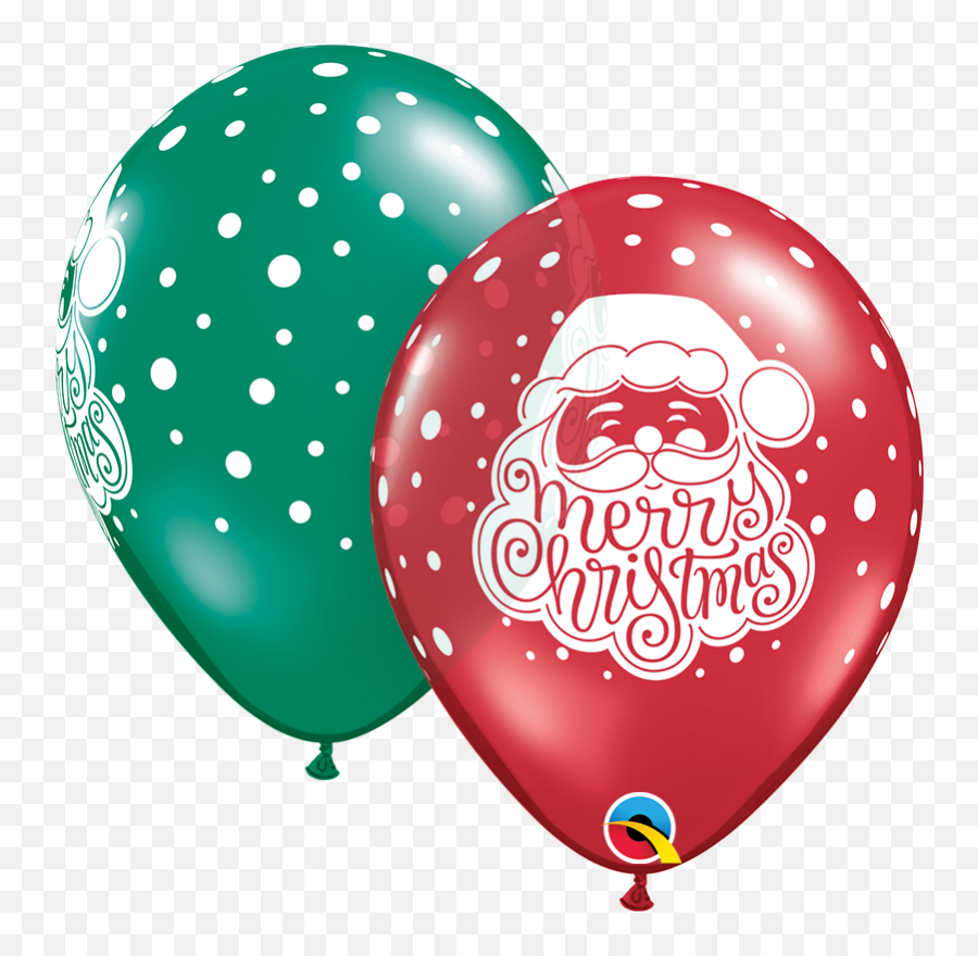 Santa Claus Latex Balloons - Birthday Balloon Space Png,Red Balloons Png