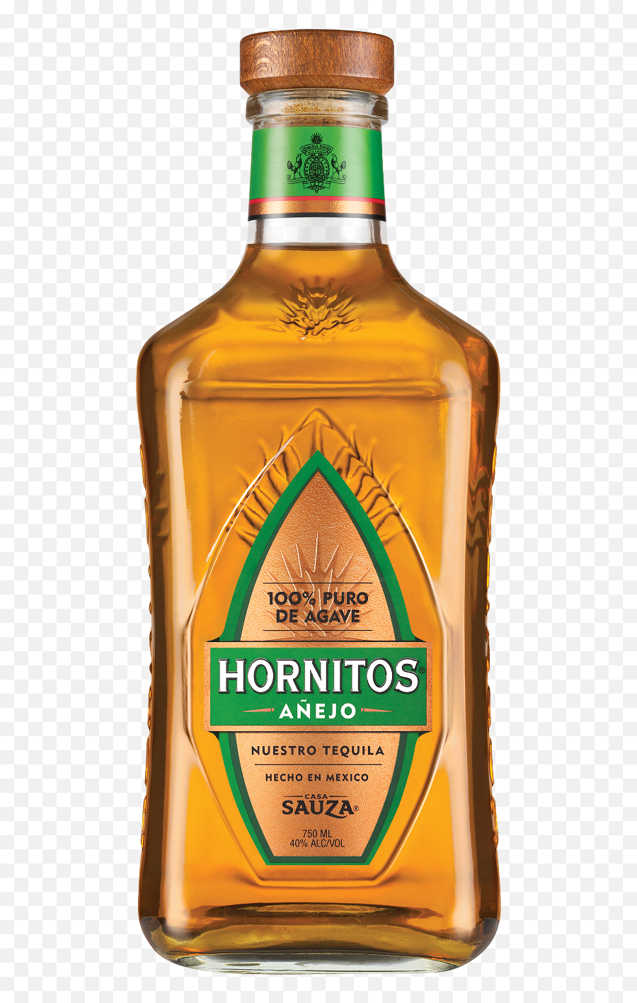 Hornitos Tequila Anejo - Sauza Hornitos Anejo Tequila 750 Png,Tequila Bottle Png