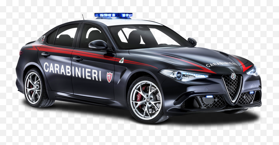 Alfa Romeo Police Car Png Image - Carabinieri Alfa Romeo,Police Car Png