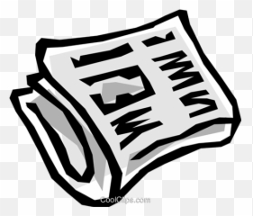 Newspaper Royalty Free Vector Clip Art Illustration - png