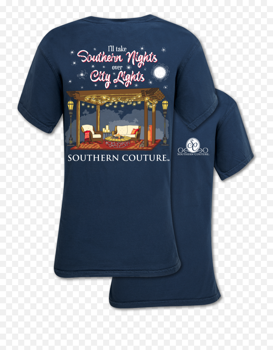 Sc Comfort City Lights - True Navy Southern Nights Shirt Png,City Lights Png