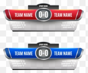 Scoreboard Elements Design For And - Png