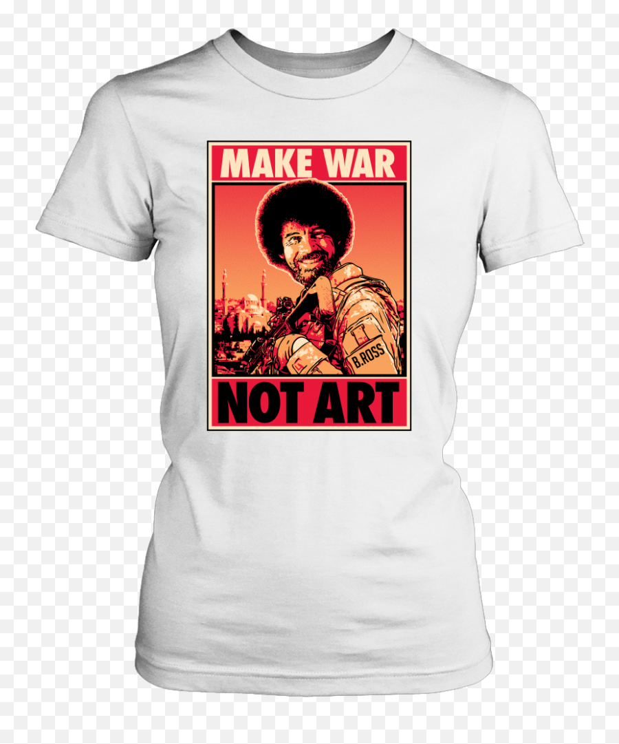 Download Hd Bob Ross - Make War Not Art Bob Ross Png,Bob Ross Png
