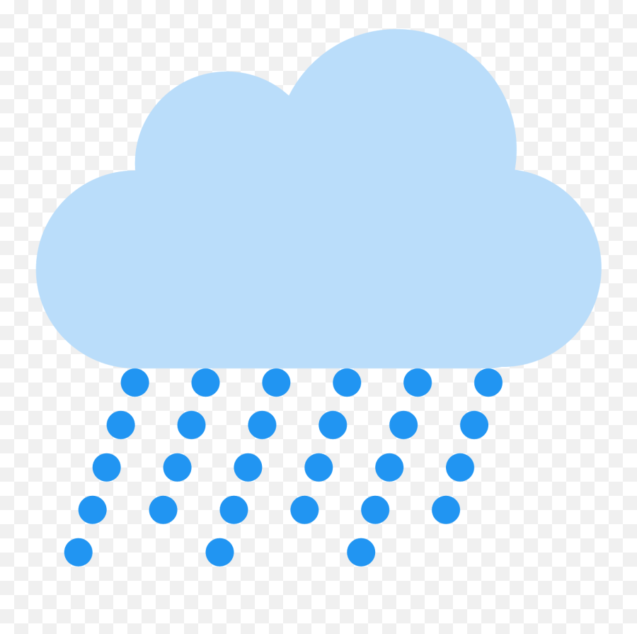 Download Heavy Rain Icon - Polka Dot Png,Rain Overlay Transparent