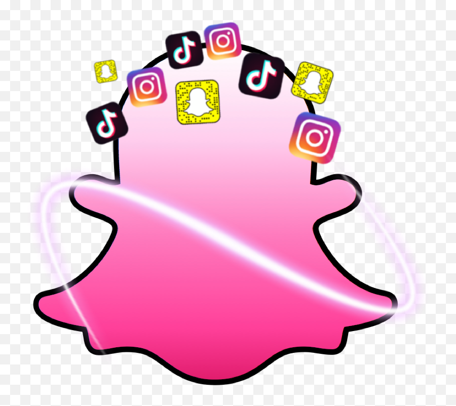 Snap - Tik Tok Logo Pink Png,Snapchat Transparent