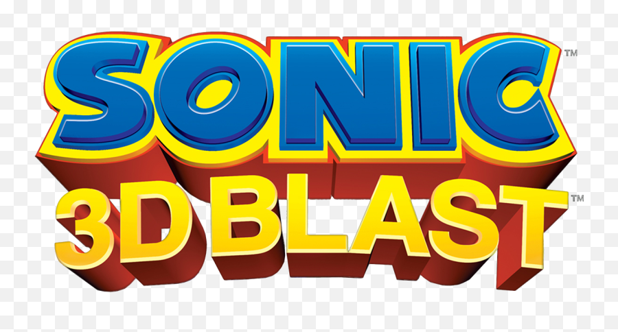 Sonic 3d Blast Png Logo Transparent