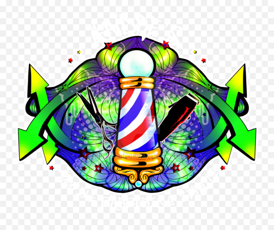 Barber Shop Logo Png Clipart - Barber,Barber Shop Logo Png