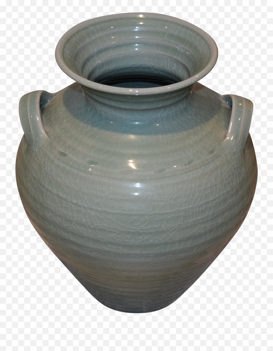 Simon Pearce Belmont Crackle Celadon Vase - Earthenware Png,Simon Belmont Png