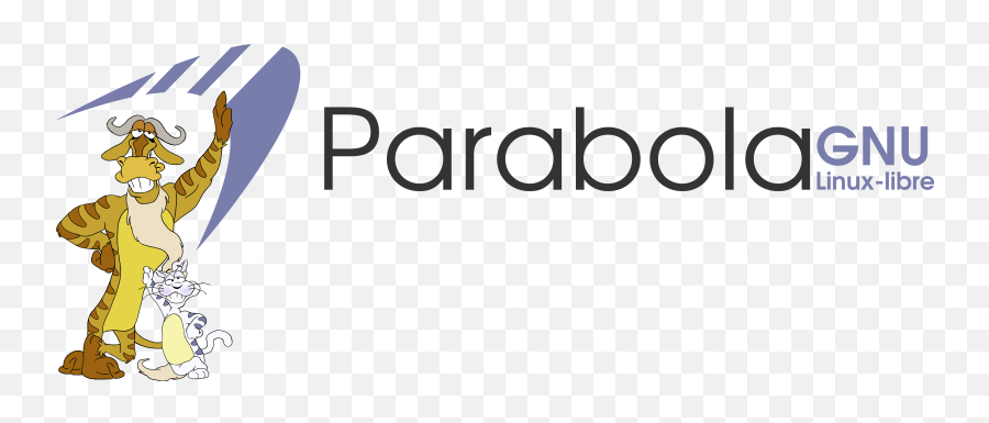 Gnu And Bola - Parabola Gnulinuxlibre Full Size Png Parabola Gnu Linux Libre,Parabola Png
