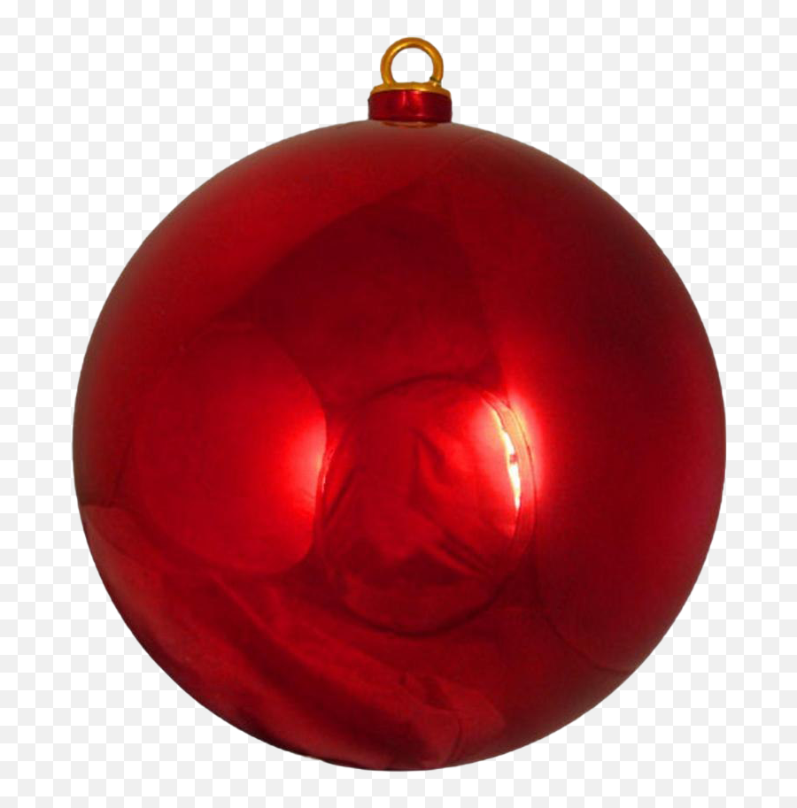 Single Red Christmas Ball Png Hd - Red Xmas Ball Png,Christmas Ball Png