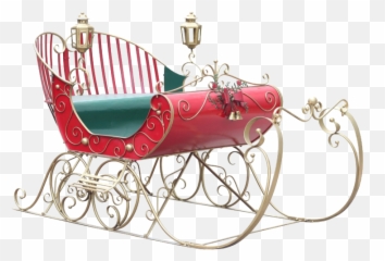 Download Victorian Santa Sleigh Hd Png - uokplrs Life Size Large