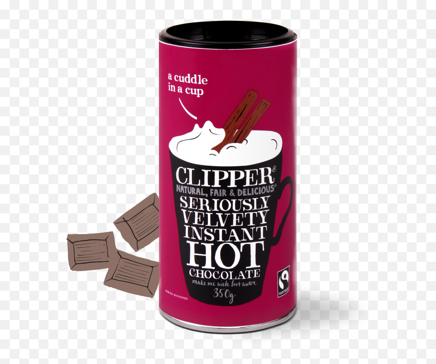 Rich And Extravagant Fairtrade Drinking Chocolate - Clipper Teas Hot Chocolate Png,Hot Cocoa Png