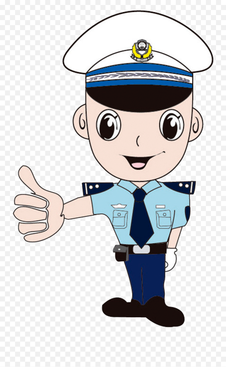 Vector Library Download Thumb Signal Gesture A Policeman Png