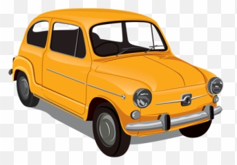 Transparent Png Svg Vector File - Old Fiat 600 Vector,Car Transparent