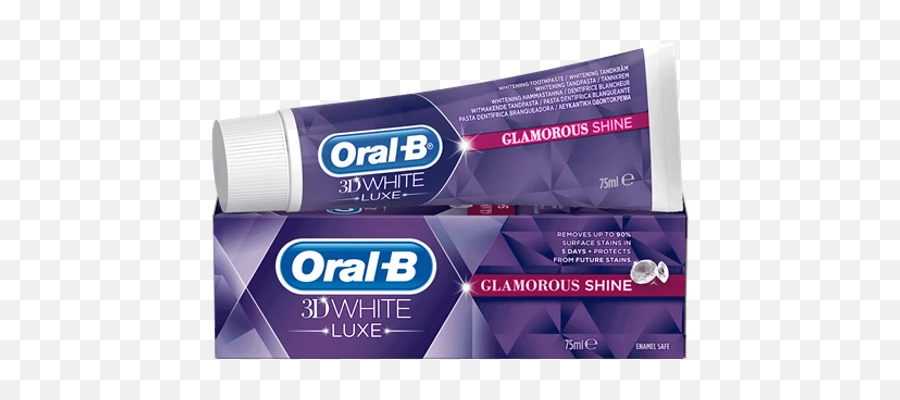 Oral B 3d White Luxe Glamorous Toothpaste 75ml Rup Bangla - Oral B Deep Clean Png,Oral B Logo