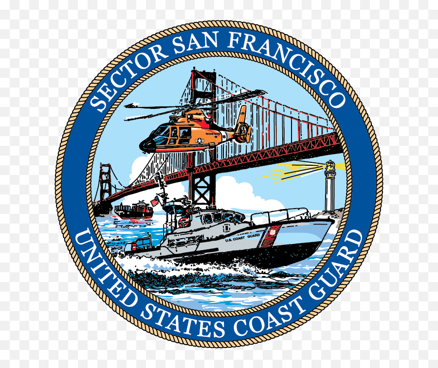 Uscg Sector San Francisco - Us Coast Guard Sector San Golden Gate Bridge Png,Coast Guard Logo Png
