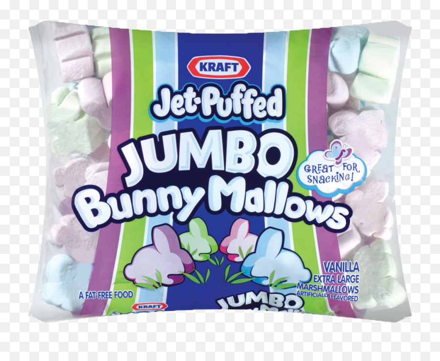 Download Hd Jumbo Bunnymallows - Jet Puffed Marshmallows Jet Puffed Marshmallows Png,Marshmallows Png