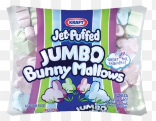 Download Hd Jumbo Bunnymallows - Jet Puffed Marshmallows Jet Puffed Marshmallows Png,Marshmallows Png