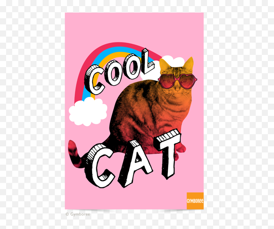 Cool Cat Surface Print Jenny Law Png