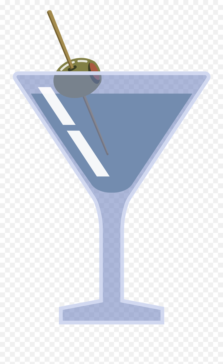 Martini Glass Cocktail Clip Art - Martini Free Png,Martini Glass Silhouette Png