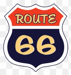 Hustinu0027s Route 66 - Vertical Png,Route 66 Logo