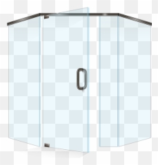 Glass And Mirror Repair Miami Fl - Neo Angle Shower With Pivot Door png