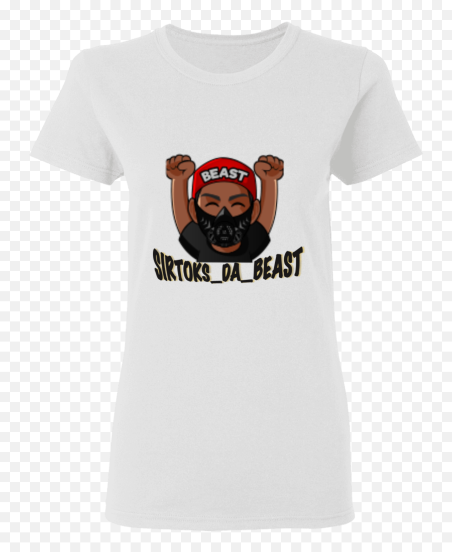 Ladies Beast Twitch T - Short Sleeve Png,Twitch Transparent Shirt