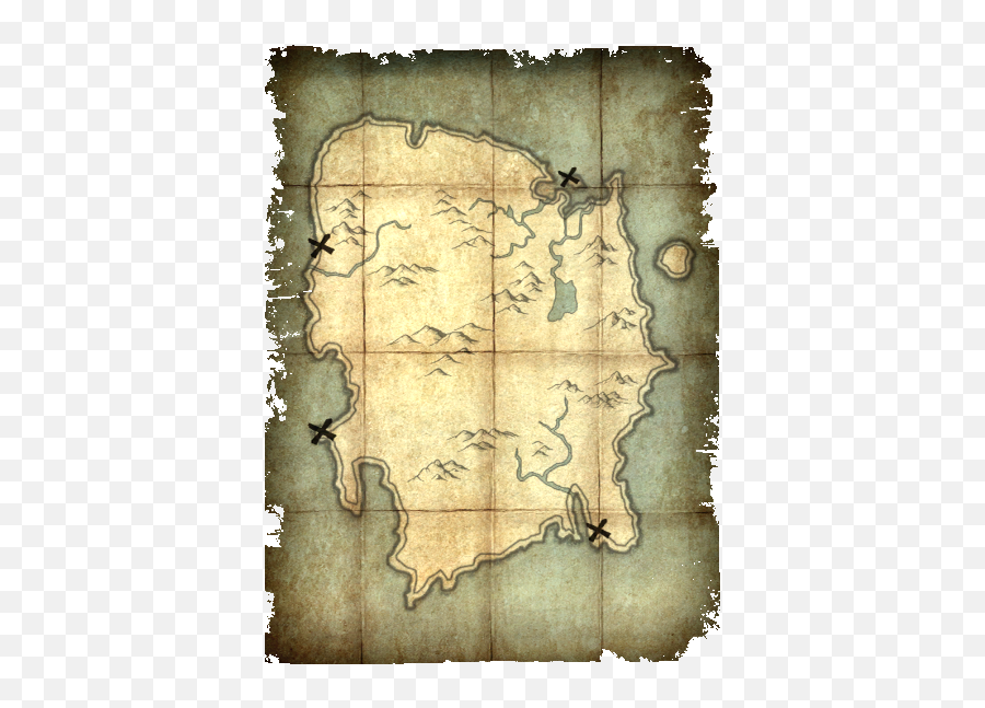 Deathbrand - Deathbrand Treasure Map Png,Skyrim Special Edition Icon