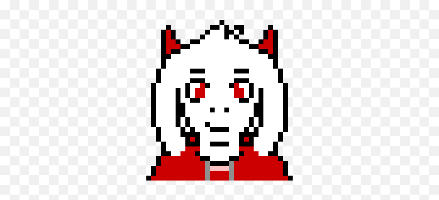 There Is A Demon Here So Help Pixel Art Maker - Undertale Asriel Colored Sprite Png,Demon Face Png