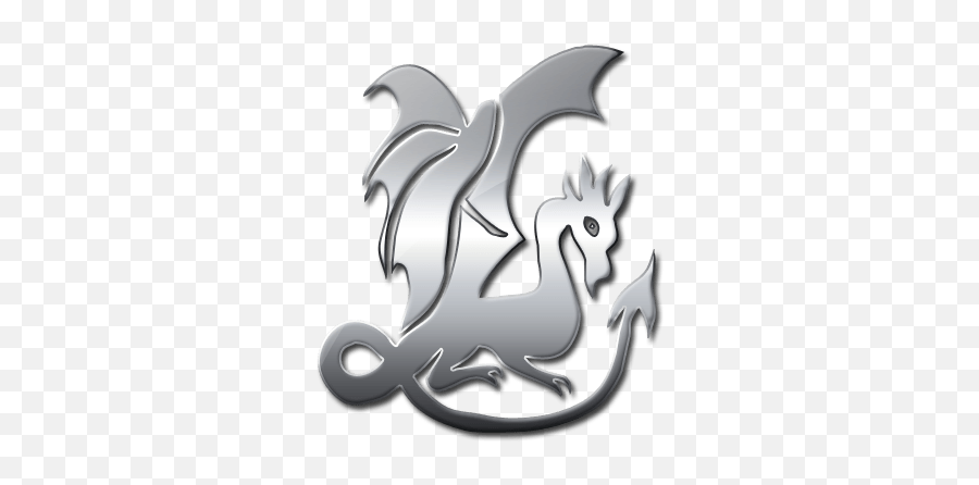 Dragon White Logo Png - Silver Dragon Logo Png,Silver Dragon Icon
