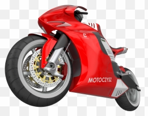 Free Cartoon Motorcycle Clipart Png 50 Stunning - Red Moto Png,Motorcycle Clipart Png