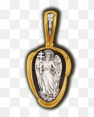 Guardian Angel Icon Pendant - Solid png