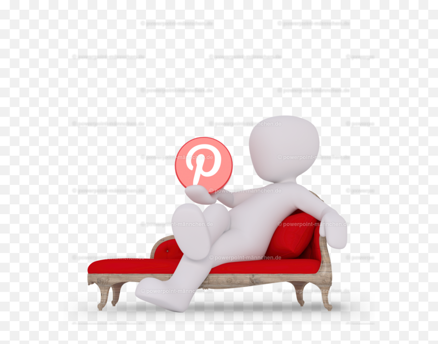 Man Presenting The Pinterest Icon Sitting - Comfort Png,Icon Mann