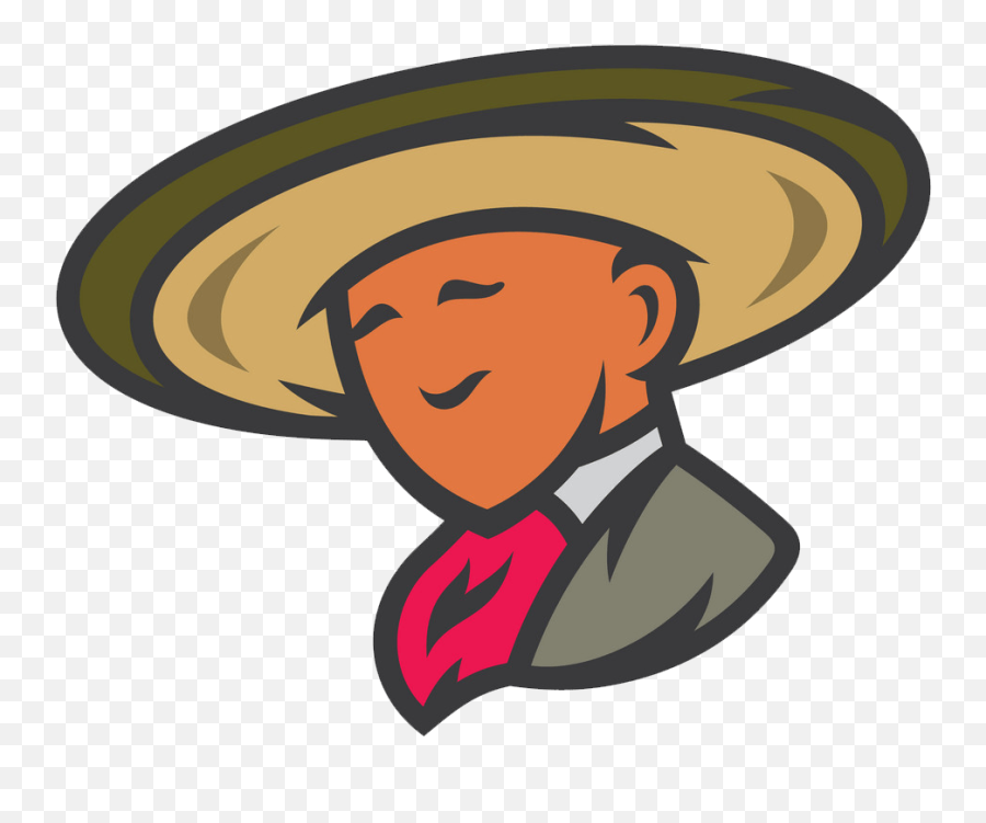 Sombrero Clipart - Clipartworld Mexican Man Logo Png,Sombrero Icon