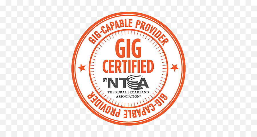 Gig Icon - Gig Internet Certified Full Size Png Download Ntca Gig Certified,Capable Icon