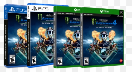 Monster Energy Supercross - The Official Videogame 4 Monster Energy Supercross The Official Videogame 4 Xbox Png,Monster Ball Icon Pack