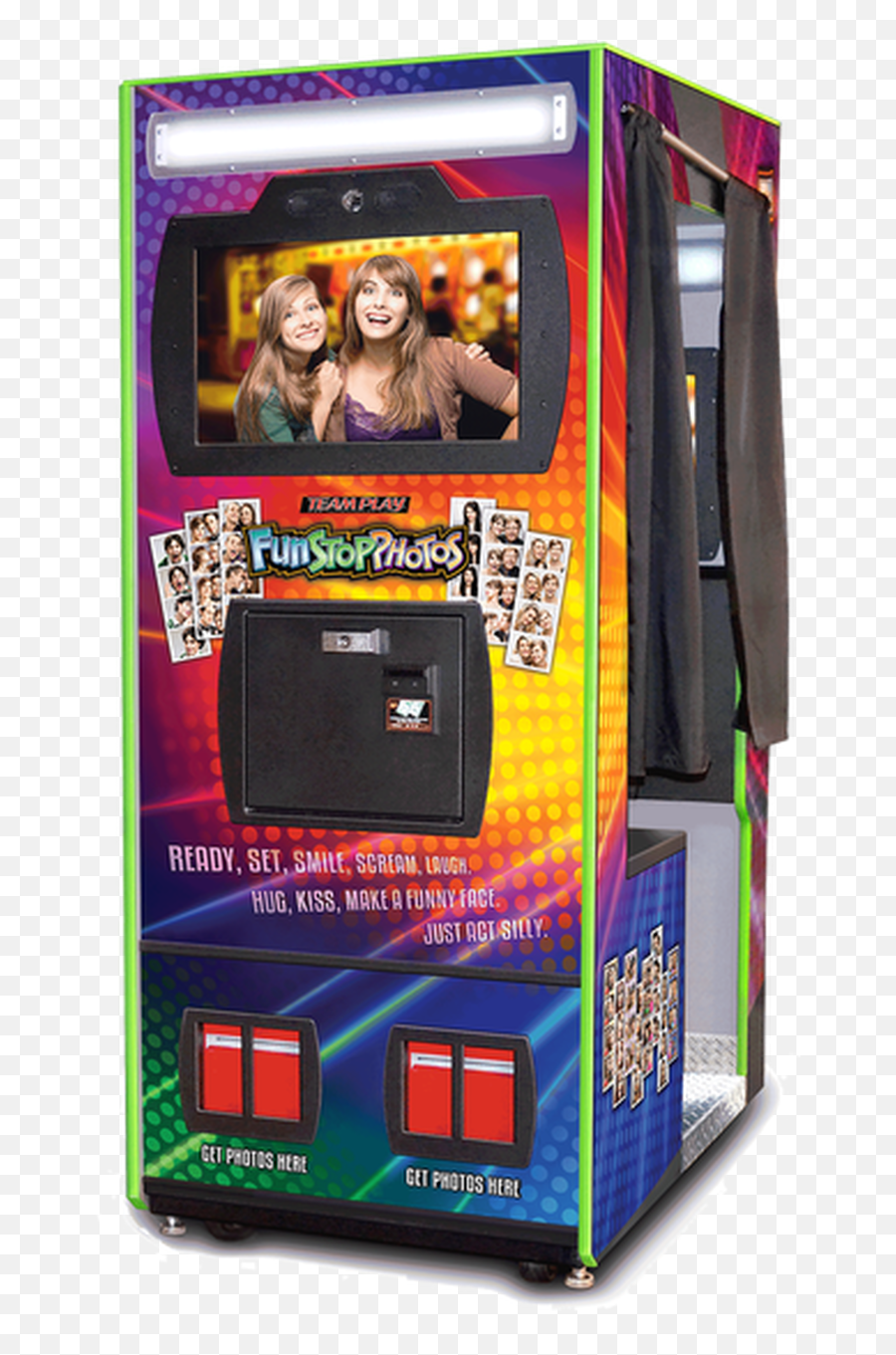 Fun Stop Photo Booth - Candymachinescom Arcade Cabinet Png,Def Jam Icon Games