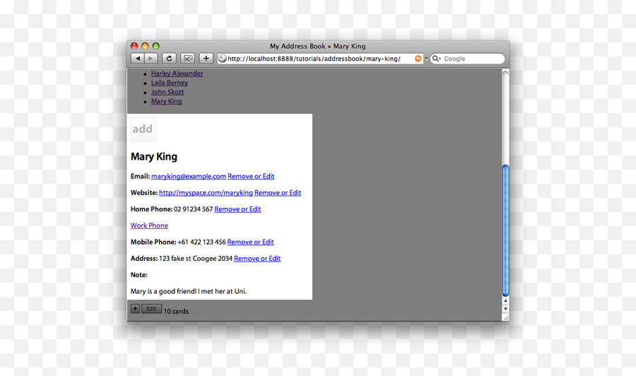 Mimicking Appleu0027s Address Book For The Web Png Online Now Myspace Icon