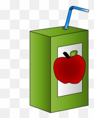 Apple Juice Png Files Clipart - Cartoon Apple Juice Box,Juice Box Png