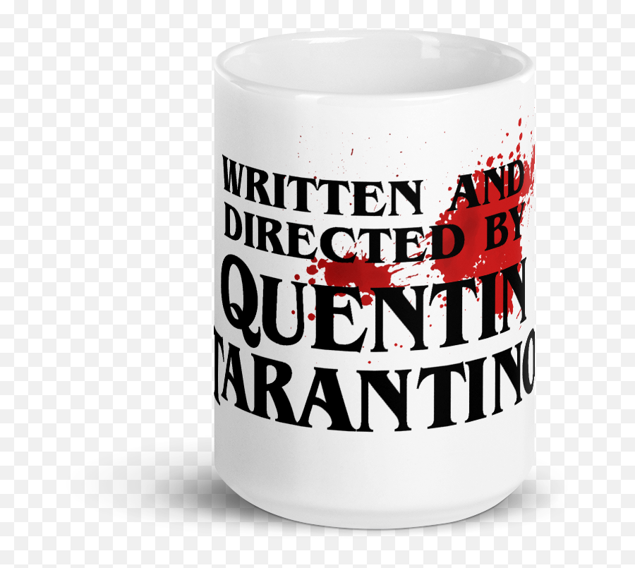 Written And Directed By Quentin Tarantino Bloodstained Mug - Brixen Png,Bloodstained Blue Map Icon