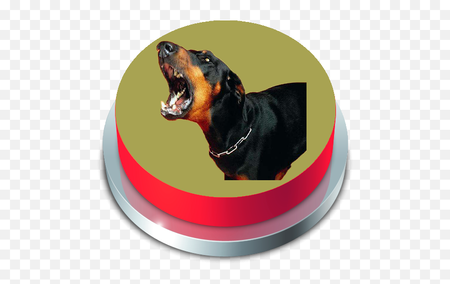 Dog Barking Sound Effect With Angry Meme Song App Apk 106 - Doberman Aggressive Png,Barking Dog Icon